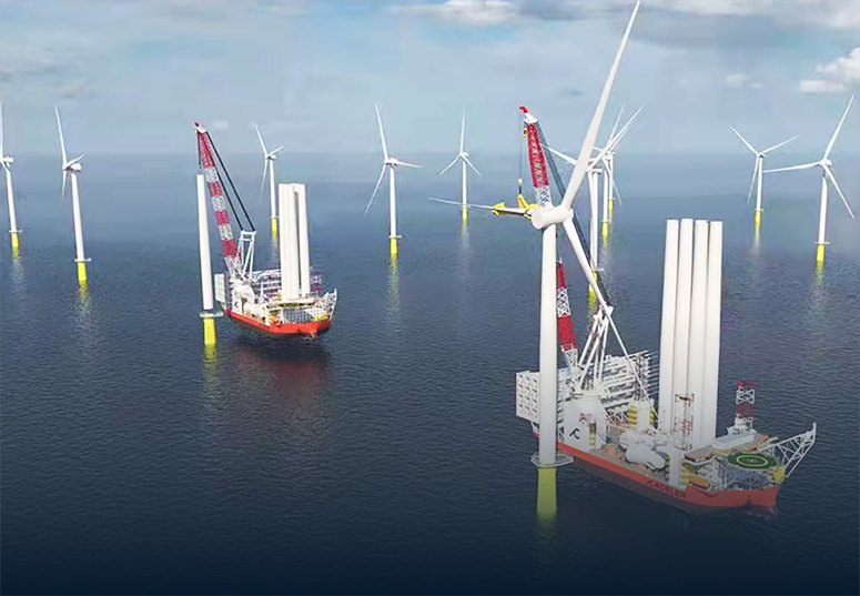 أمنت سينوشور مشروع تصدير معدات طاقة الرياح البحرية إلى تارانتو بإيطاليا